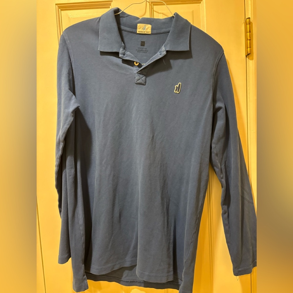 johnnie-O Slate Blue Boys Polo Shirt size 16